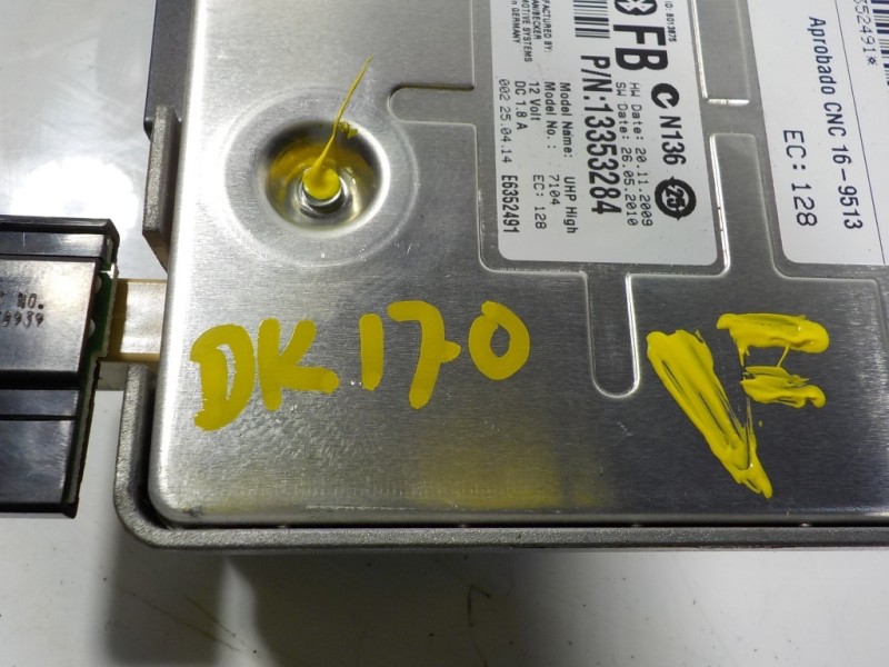 Recambio de modulo electronico para opel astra j lim. 1.7 16v cdti referencia OEM IAM 13353284 13353284 