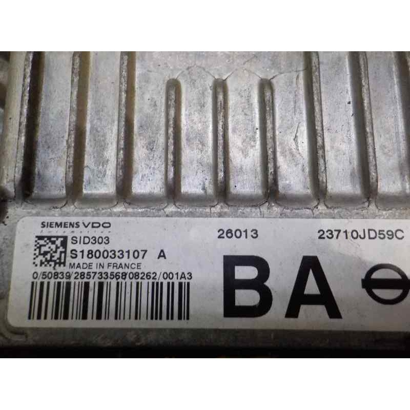 Recambio de centralita motor uce para nissan qashqai (j10) 1.5 dci turbodiesel cat referencia OEM IAM   