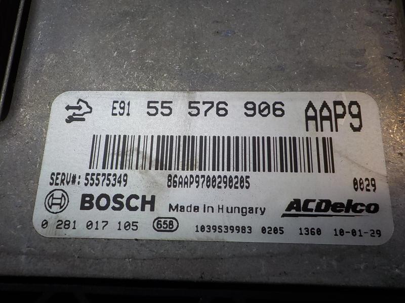 Recambio de centralita motor uce para opel insignia berlina edition referencia OEM IAM 55575349 55576906 0281017105