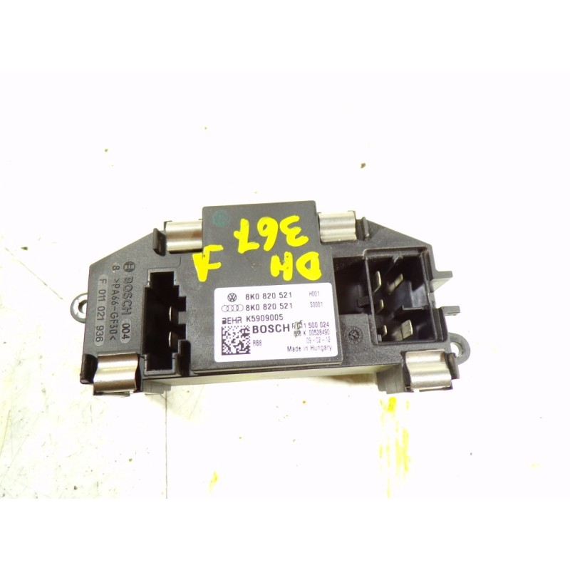 Recambio de resistencia calefaccion para audi a5 coupe (8t) 2.0 16v tfsi referencia OEM IAM 8K0820521B 8K0820521 F011500024