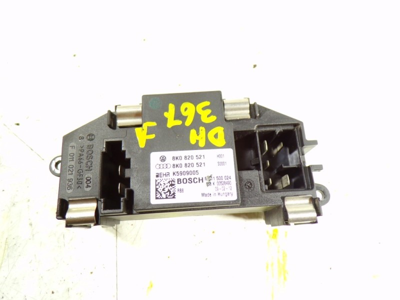 Recambio de resistencia calefaccion para audi a5 coupe (8t) 2.0 16v tfsi referencia OEM IAM 8K0820521B 8K0820521 F011500024