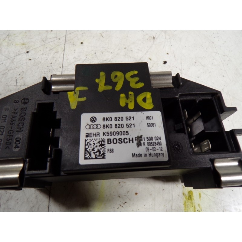 Recambio de resistencia calefaccion para audi a5 coupe (8t) 2.0 16v tfsi referencia OEM IAM 8K0820521B 8K0820521 F011500024
