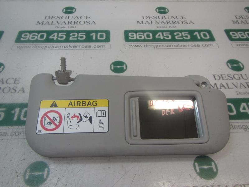 Recambio de parasol derecho para toyota rav4 hybrid fwd referencia OEM IAM 7431042681B0  