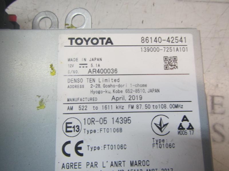 Recambio de pantalla multifuncion para toyota rav4 hybrid fwd referencia OEM IAM 8614042541 8614042541 1390007251A101