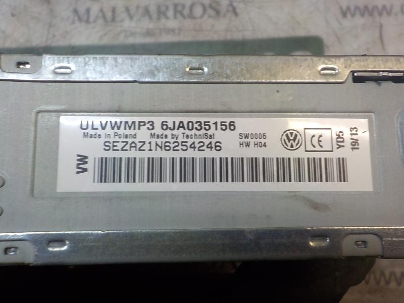 Recambio de sistema audio / radio cd para seat toledo (kg3) reference referencia OEM IAM 6JA035156WHS 6JA035156 