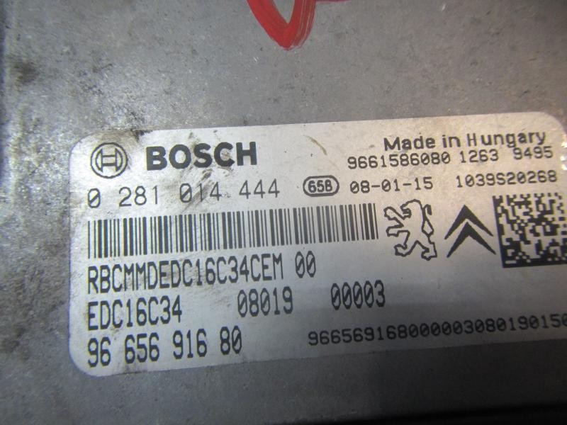 Recambio de centralita motor uce para peugeot bipper 1.4 hdi referencia OEM IAM   