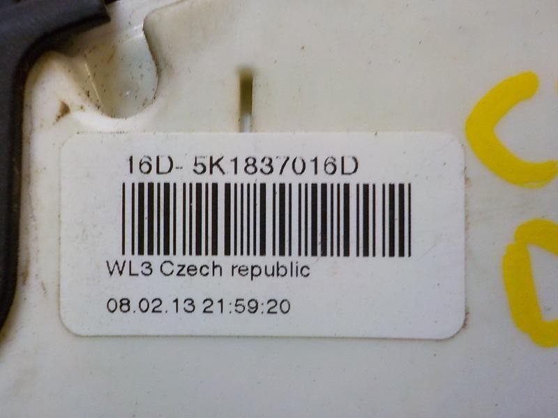 Recambio de cerradura puerta delantera derecha para volkswagen polo (6r1) 1.2 referencia OEM IAM 5K1837016H 5K1837016D 