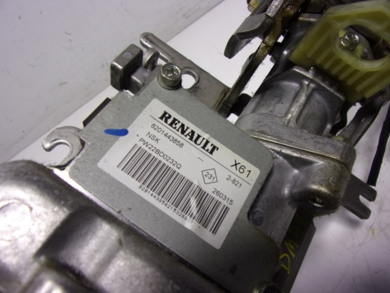 Recambio de columna direccion para renault kangoo 1.5 dci diesel fap referencia OEM IAM  8201443858 