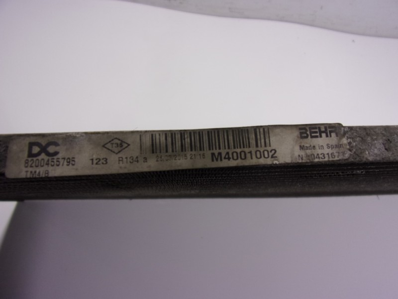 Recambio de condensador aire acondicionado para renault kangoo 1.5 dci diesel fap referencia OEM IAM  8200455795 