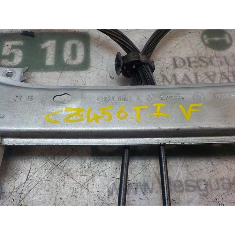 Recambio de elevalunas trasero izquierdo para renault megane iii berlina 5 p 1.2 16v referencia OEM IAM 827210003R  