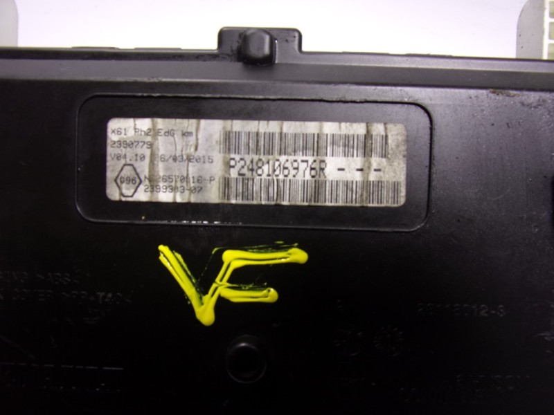 Recambio de cuadro instrumentos para renault kangoo 1.5 dci diesel fap referencia OEM IAM  P248106976R 