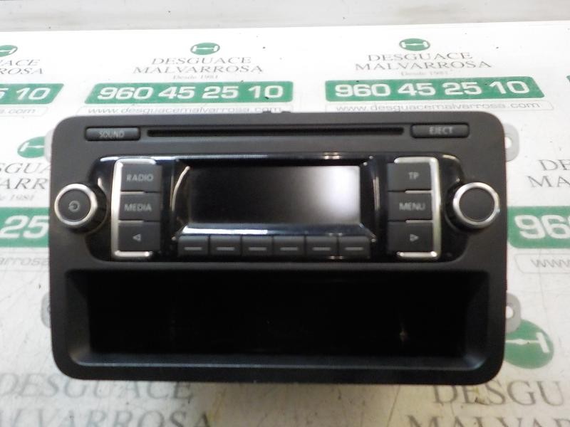 Recambio de sistema audio / radio cd para volkswagen polo (6r1) 1.2 referencia OEM IAM 5M0057187AX 5M0035156D 