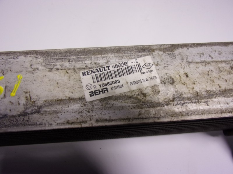 Recambio de intercooler para renault kangoo 1.5 dci diesel fap referencia OEM IAM  144963234R 