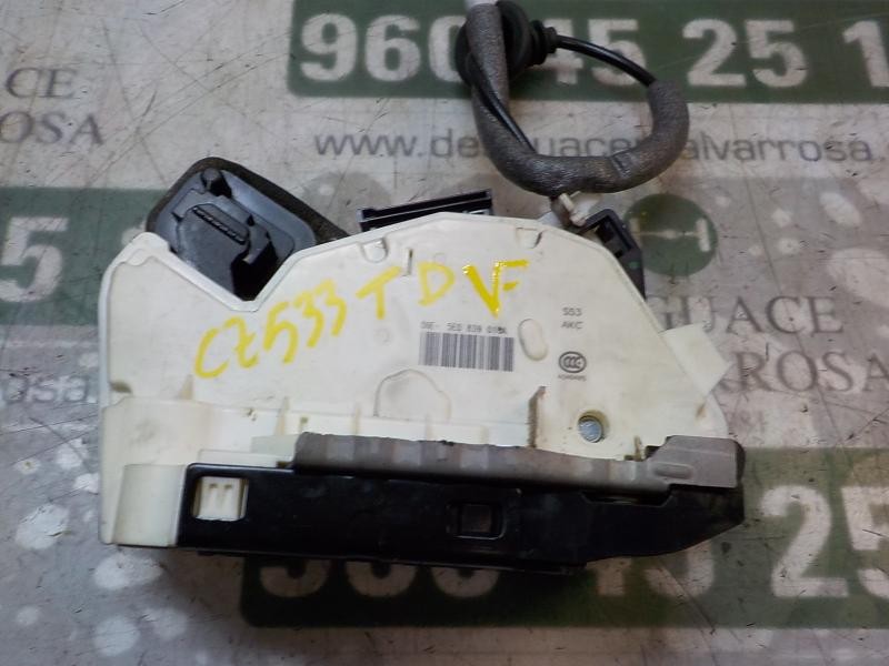 Recambio de cerradura puerta trasera derecha para seat toledo (kg3) 1.6 tdi referencia OEM IAM 5E0839016A  