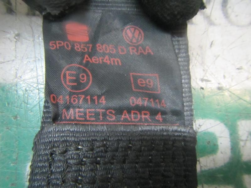Recambio de cinturon seguridad trasero derecho para seat altea xl (5p5) 2.0 tdi referencia OEM IAM   