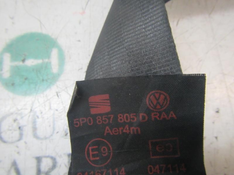 Recambio de cinturon seguridad trasero izquierdo para seat altea xl (5p5) 2.0 tdi referencia OEM IAM   