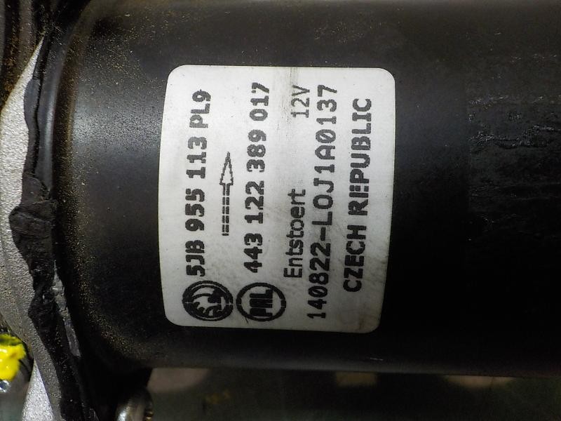 Recambio de motor limpia delantero para seat toledo (kg3) 1.6 tdi referencia OEM IAM 5JB955113 5JB955113PL9 