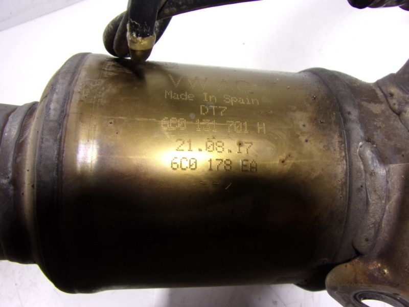 Recambio de catalizador para audi a1 (8xk) 1.0 tfsi referencia OEM IAM 6C0254502S 6C0131701H 