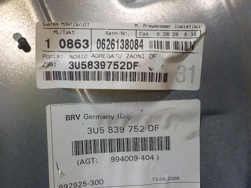 Recambio de elevalunas trasero derecho para skoda superb (3u4) 2.5 v6 tdi cat (bdg) referencia OEM IAM   