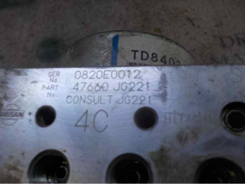 Recambio de abs para nissan x-trail (t31) 2.0 dci turbodiesel cat referencia OEM IAM 47660JG27B 47660JG221 