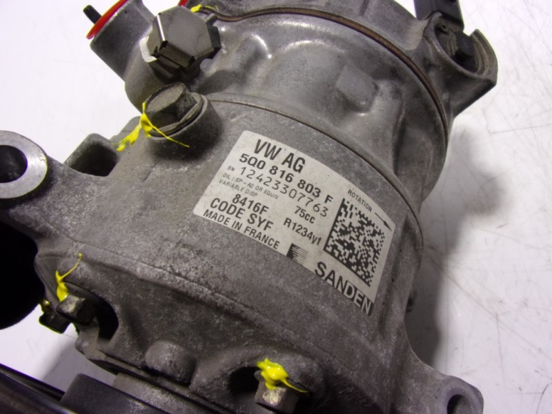Recambio de compresor aire acondicionado para audi a1 (8xk) 1.0 tfsi referencia OEM IAM 5Q0816803D 5Q0816803F 