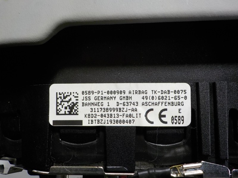 Recambio de airbag delantero izquierdo para land rover range rover evoque evoque referencia OEM IAM LR133294 K8D2043B13 K8D2043B