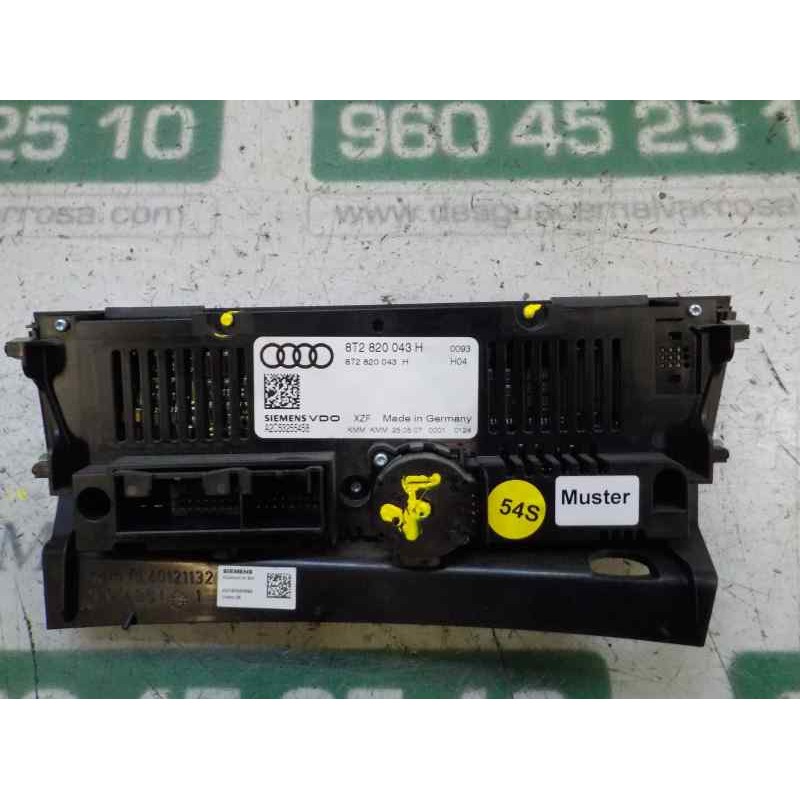 Recambio de mando climatizador para audi a5 coupe (8t) 3.0 tdi quattro referencia OEM IAM 8T2820043AGXZF 8T2820043H A2C53255458