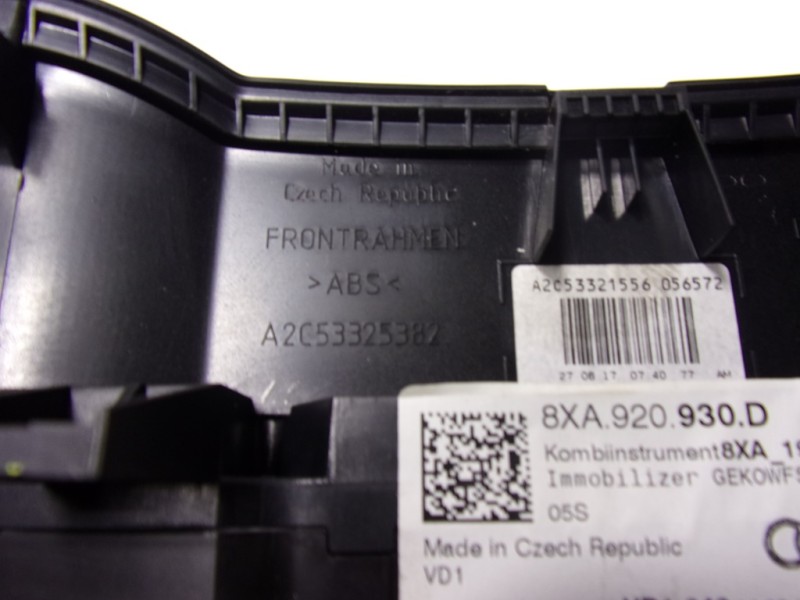 Recambio de cuadro instrumentos para audi a1 (8xk) 1.0 tfsi referencia OEM IAM 8XA920930D 8XA920930D 