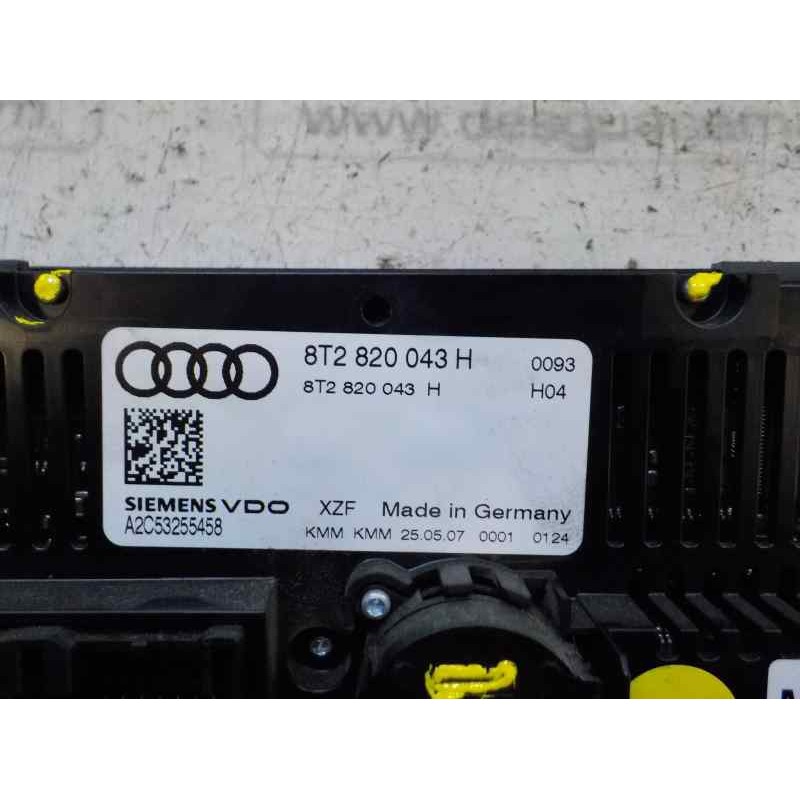 Recambio de mando climatizador para audi a5 coupe (8t) 3.0 tdi quattro referencia OEM IAM 8T2820043AGXZF 8T2820043H A2C53255458