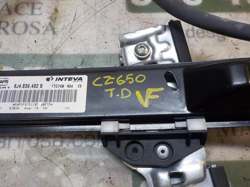 Recambio de elevalunas trasero derecho para seat ibiza (6j5) 1.6 tdi referencia OEM IAM 6J4839462  
