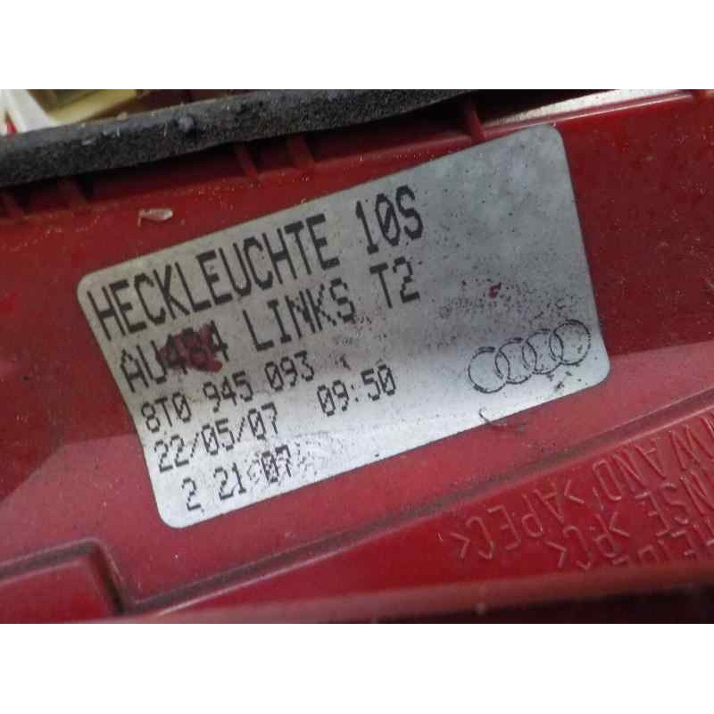 Recambio de piloto trasero izquierdo interior para audi a5 coupe (8t) 3.0 tdi quattro referencia OEM IAM 8T0945093 8T0945093 