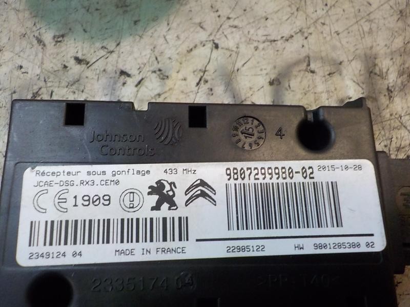Recambio de modulo electronico para peugeot 508 access referencia OEM IAM 1612249480 9807299980 