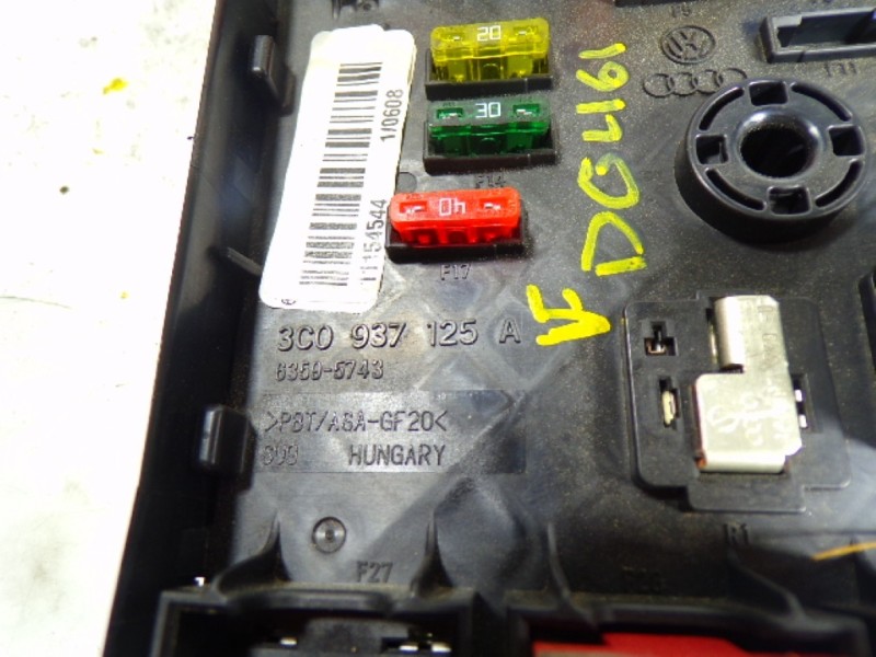 Recambio de caja reles / fusibles para volkswagen cc (358) 2.0 tdi referencia OEM IAM 3C0937125A 3C0937125A 