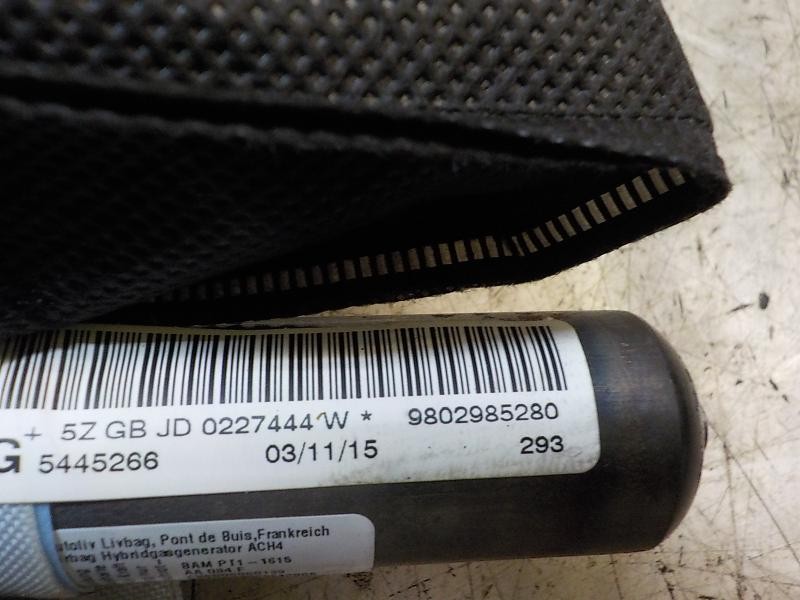 Recambio de airbag cortina delantero izquierdo para peugeot 508 access referencia OEM IAM 9802985280 9802985280 