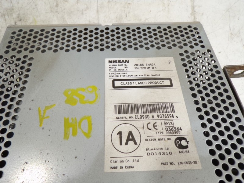 Recambio de sistema audio / radio cd para nissan micra (k13) 1.2 cat referencia OEM IAM 281851HA0A 281851HA0A 