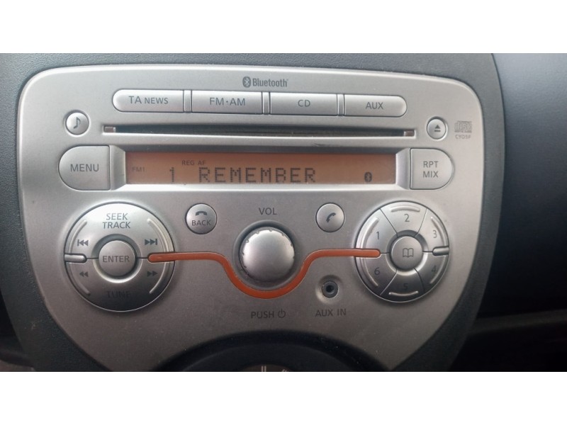 Recambio de sistema audio / radio cd para nissan micra (k13) 1.2 cat referencia OEM IAM 281851HA0A 281851HA0A 