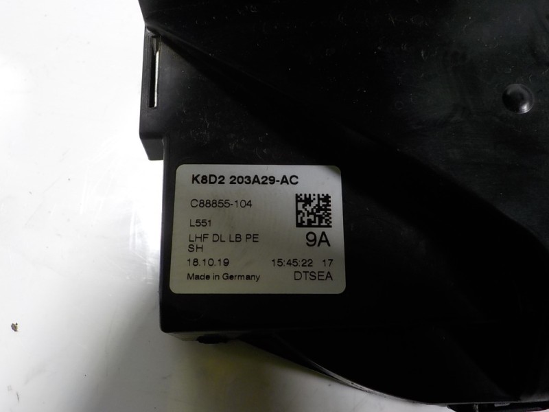 Recambio de cerradura puerta delantera izquierda para land rover range rover evoque evoque referencia OEM IAM LR070438 K8D2203A2