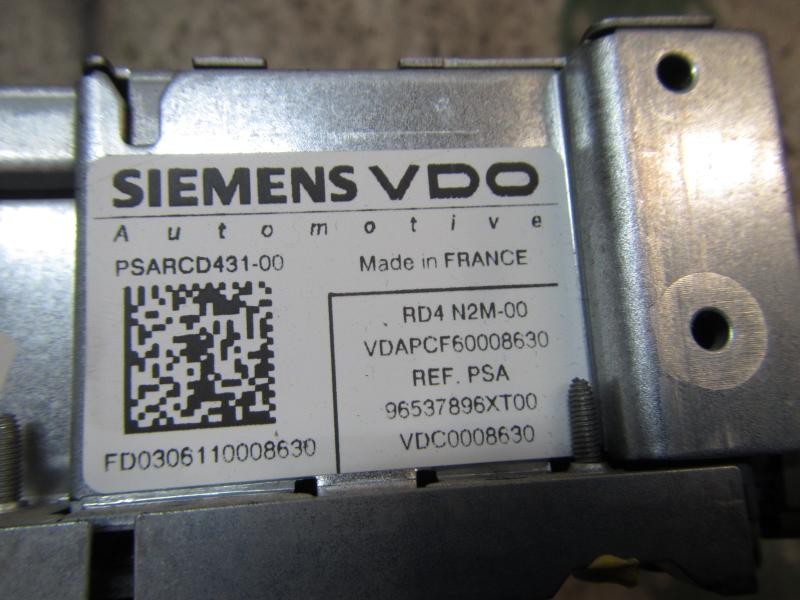 Recambio de sistema audio / radio cd para peugeot 207 premium referencia OEM IAM   