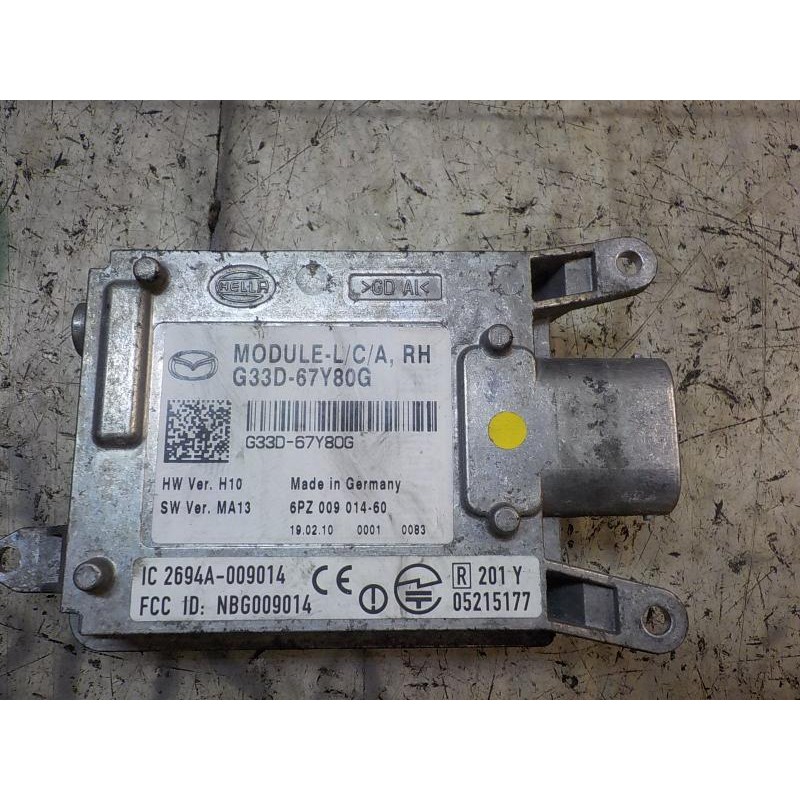 Recambio de modulo electronico para mazda 3 lim. (bl) 2.2 turbodiesel cat referencia OEM IAM G33D67Y8YH G33D67Y80G 