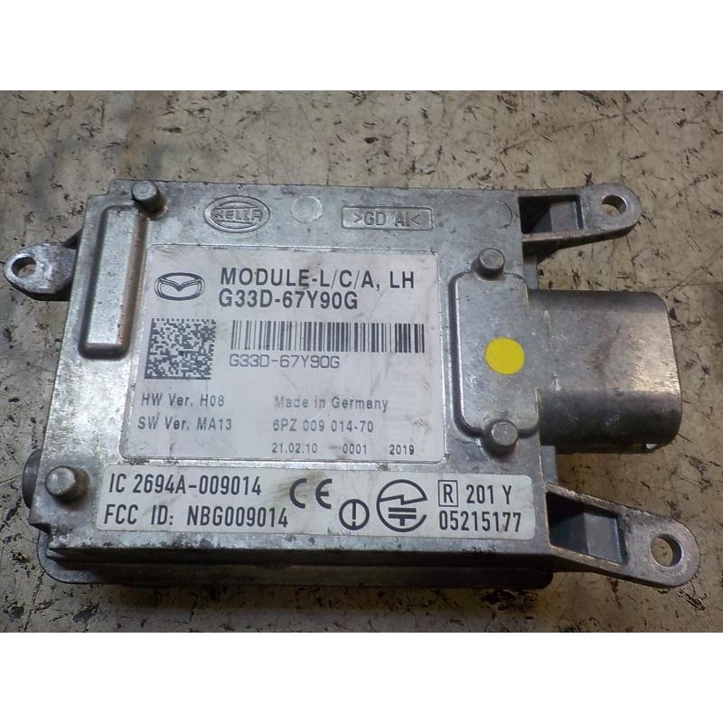 Recambio de modulo electronico para mazda 3 lim. (bl) 2.2 turbodiesel cat referencia OEM IAM G33D67Y9YH G33D67Y90G 