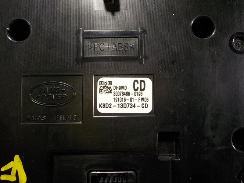 Recambio de mando climatizador para land rover range rover evoque evoque referencia OEM IAM LR114839 K8D213D734CD K8D213D734CD