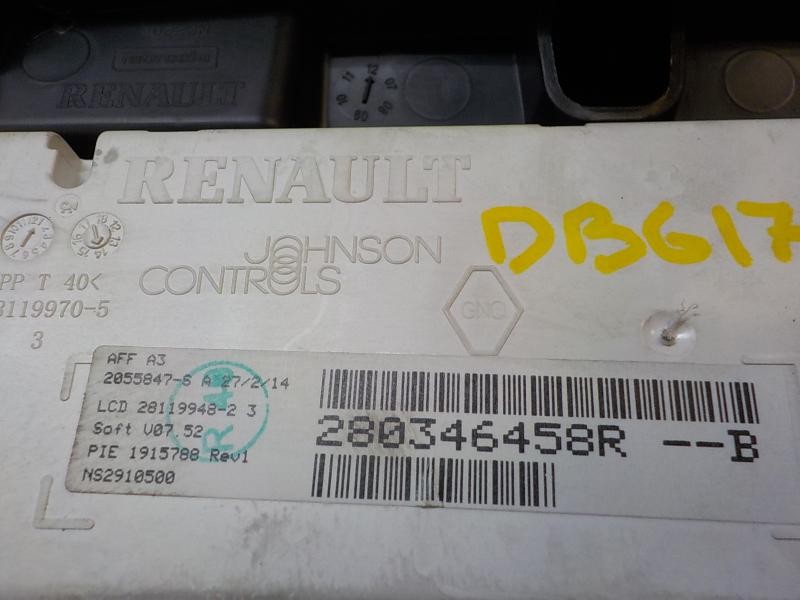 Recambio de pantalla multifuncion para renault megane iii berlina 5 p life referencia OEM IAM   