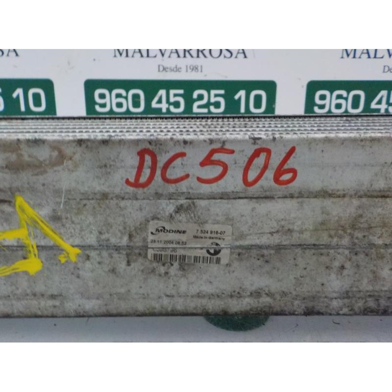 Recambio de intercooler para bmw serie 1 berlina (e81/e87) 2.0 turbodiesel cat referencia OEM IAM 17517524916 752491607 