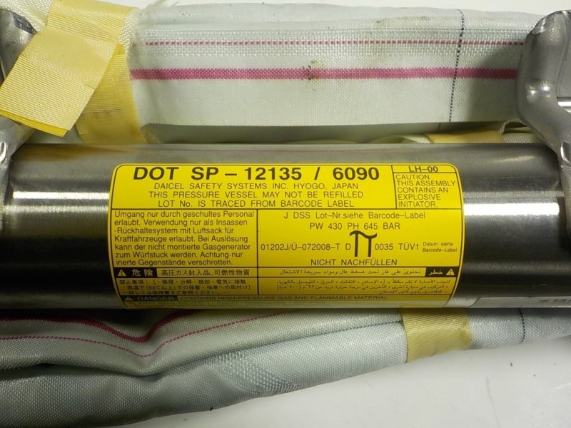 Recambio de airbag cortina delantero izquierdo para lexus rx 450h referencia OEM IAM 6218048050 121356090 CEVG2008717