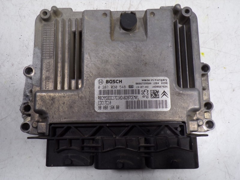 Recambio de centralita motor uce para peugeot 308 1.6 hdi referencia OEM IAM 1610808580 9808016480 0281030548