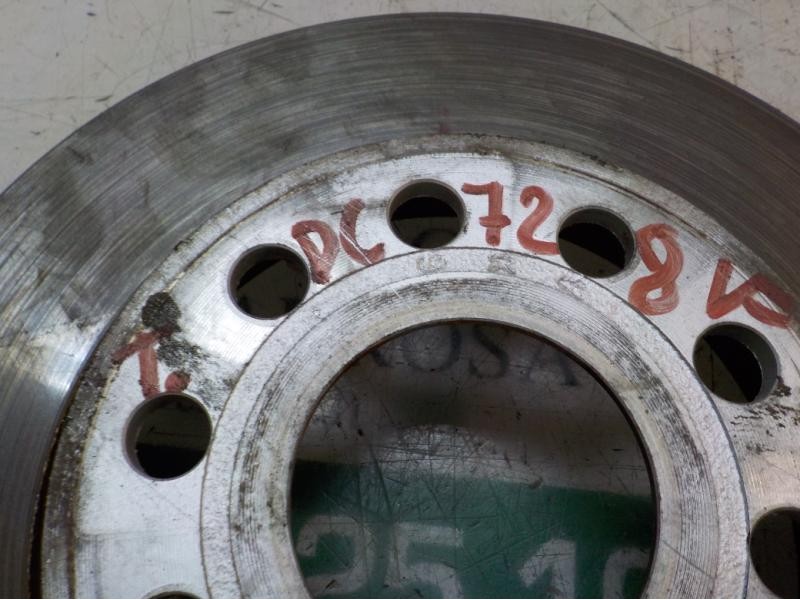 Recambio de disco freno trasero para volkswagen passat berlina (3c2) advance plus referencia OEM IAM 5Q0615601G  