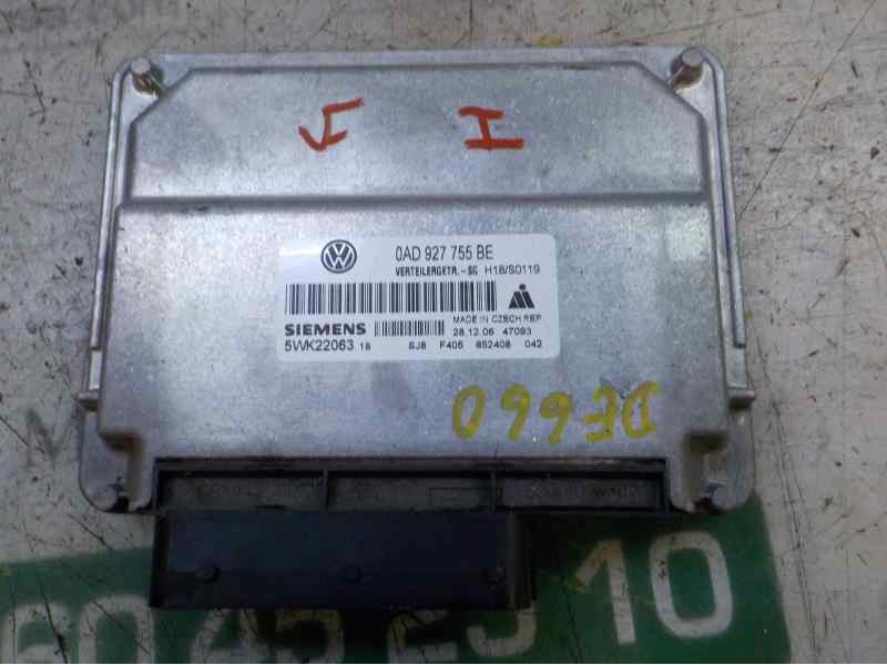Recambio de centralita motor uce para volkswagen touareg (7l6) v6 tdi referencia OEM IAM 0AD927755BG 0AD927755BE 5WK22063