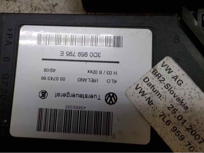 Recambio de motor elevalunas trasero izquierdo para volkswagen touareg (7l6) v6 tdi referencia OEM IAM 7L6959703VIN 3D0959795E 