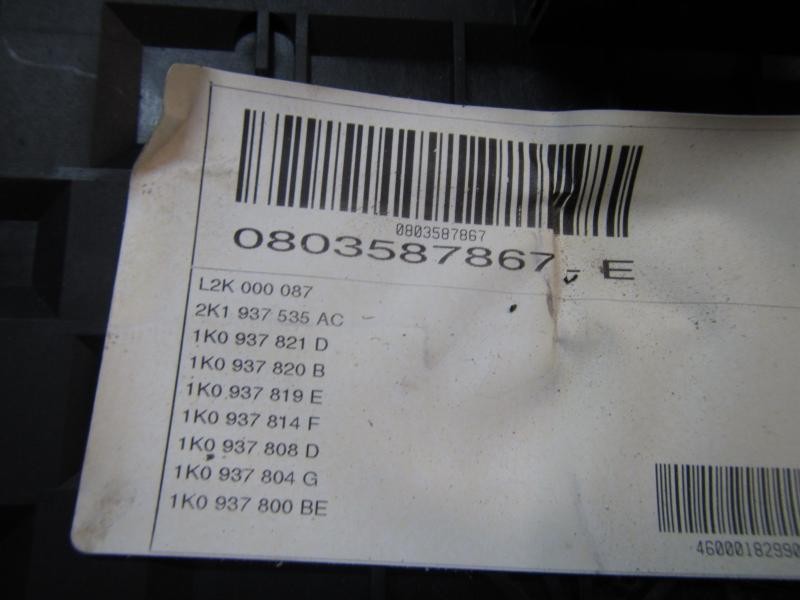 Recambio de caja reles / fusibles para volkswagen caddy ka/kb (2k) furg. referencia OEM IAM 1K0937125A  