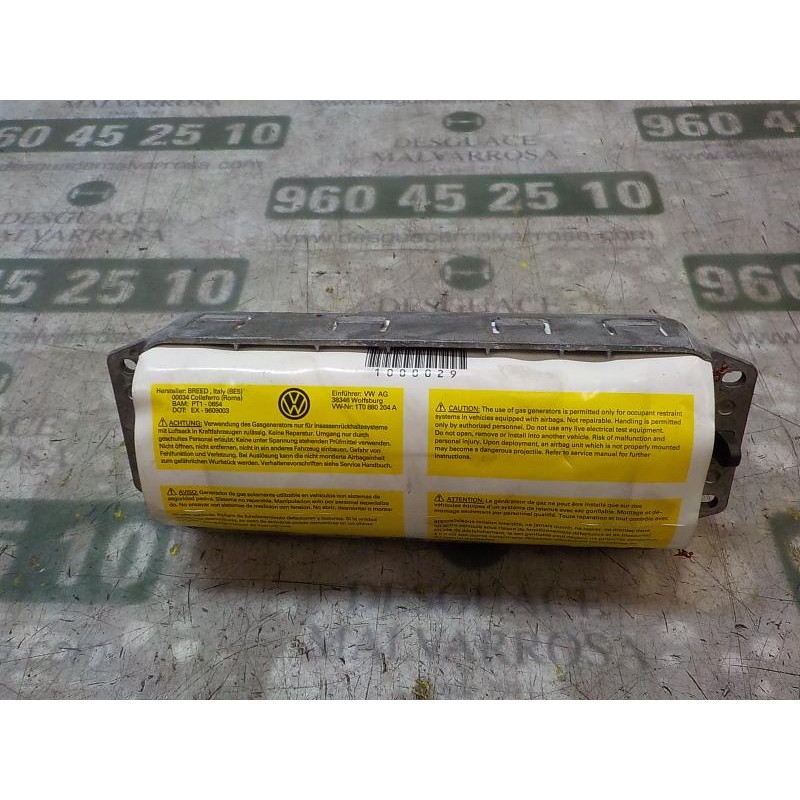 Recambio de airbag delantero derecho para volkswagen touran (1t1) 2.0 tdi referencia OEM IAM 1T0880204D  